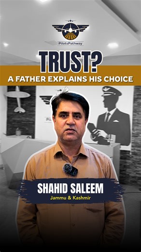 PilotsPathway on Instagram: "From Jammu & Kashmir to the skies! Hear why Shahid Saleem recommends PilotsPathway in Jaipur for aspiring aviators. Experience top-tier training and a supportive community. Your aviation journey starts here! 📞 ‪+91 92570 47450‬ | ‪+91 92570 47451‬ 🌐 www.pilotspathway.in ✅ DGCA-Approved CPL Training ✅ Expert Pilot Mentorship from Senior Commanders ✅ Modern Ground School & Study Material ✅ Personality Grooming & Career Support . . (PilotsPathway, aviati