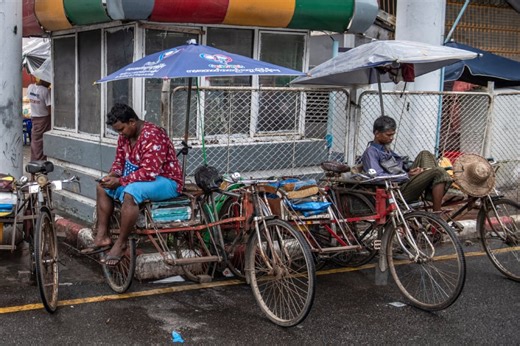 Slow wi-fi before the Myanmar junta’s sham election