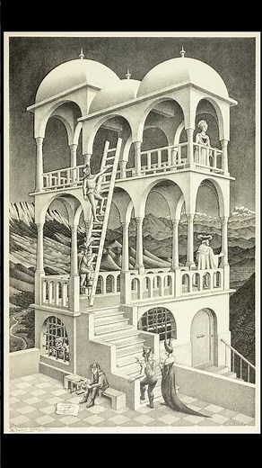 M. C. Escher - Belvedere