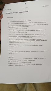 Research Task: STEP 8 — BIBLIOGRAPHY AND SUBMISSIONBibliograp... | Filo