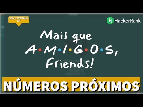 CLOSEST NUMBERS (HACKER RANK / JS) - Lógica de Programação #47