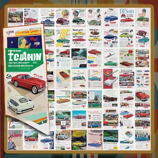 Vintage Car Advertisements Art | 50s-60s Retro Auto Ads (digital Download) - Etsy