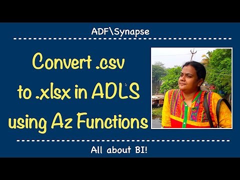 Azure Functions : How to convert .csv to .xlsx using Az Funtion & Pandas