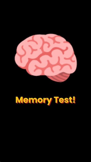 99% Will Fail This Memory Test! 🧠 #shorts