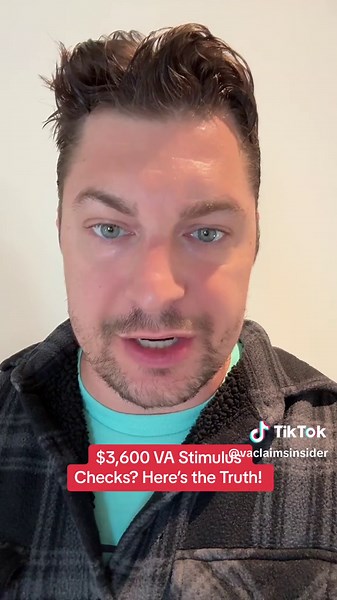 Here’s the truth about the $3,600 VA stimulus check! #vaclaims #vadisability #varating #vabenefits #vadisabilityhelp #disabledveterans #veterans #vaclaimsinsider