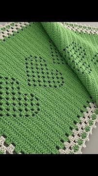 Passadeira simples de crochê