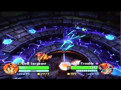 Skylanders Giants PVP - Drill Sergeant VS Double Trouble