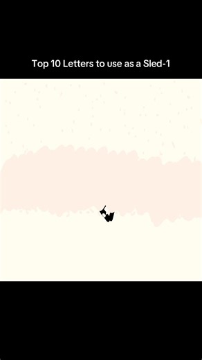 Top 10 Letters as Sleds: A Fun Analysis