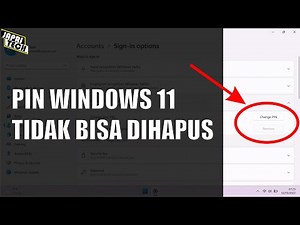 PIN Windows 11 Tidak Bisa di Hapus