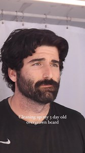 Beard always looks crispy clean when it’s edged up #fyp #beard #asmr #grwm | Connor Patrick
