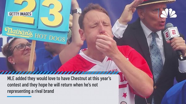 Joey Chestnut returning for 2025 Nathan’s Hot Dog Eating Contest