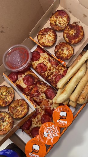 Little Caesars Pizza ASMR Mukbang with Hot Cheetos