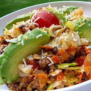 Spicy Dorito Taco Salad