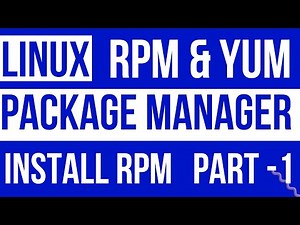 Linux package management with YUM and RPM // EP 40