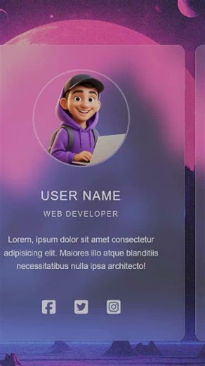Modern Card Carousel #html #css #javascript