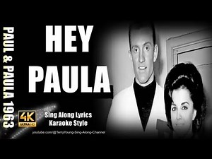 Paul & Paula Sing Hey Paula 1963 4K Lyrics