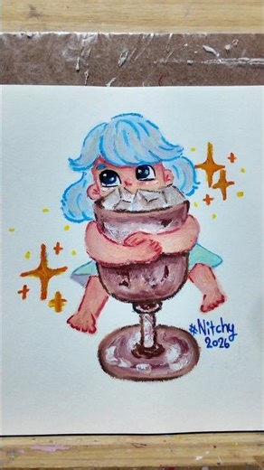 Cocoa #drawing #art #art #painting #paint #drawing #coloring #howto