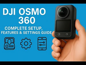 DJI Osmo 360 – Complete Setup, Features & Settings Guide