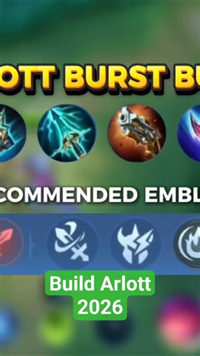 Arlott Tutorial 2026: Combo Burst & Build Paling OP di Meta Sekarang! 🔥