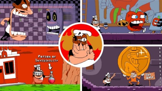 PZ Man: Funniest Pizza Tower Videos Compilation 1 (ALL EPISODES)