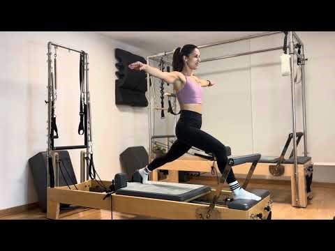 Pilates Russian Split - variaciones Russian Split, front Split & Lunge back 