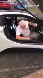 That was some struggle 😂 #Sports #Car #funny | Poke My Heart