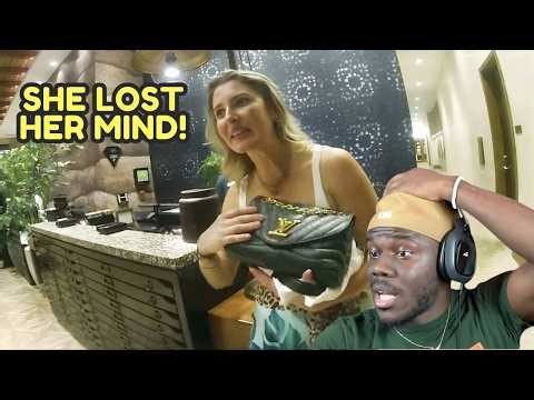 LADY LOSES ALL CONTROL WHEN SHE GETS KICKED OUT OF THE RITZ CARLTON HOTEL!