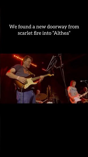 Dead and breakfast found a new doorway from scarlet fire into “Althea” #gratefuldead #livemusic