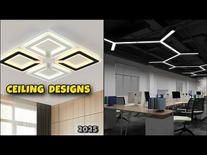 Modern Ceiling Ideas in Interior Design | 2025 False Ceiling Designs | Light Without False Ceiling