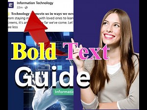 How to Bold Text in a Facebook Post: Simple Guide