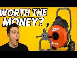 RIDGID K-400 Drain Cleaning Machine Review: Powerful 120-Volt Drum Kit with C-32IW Cable