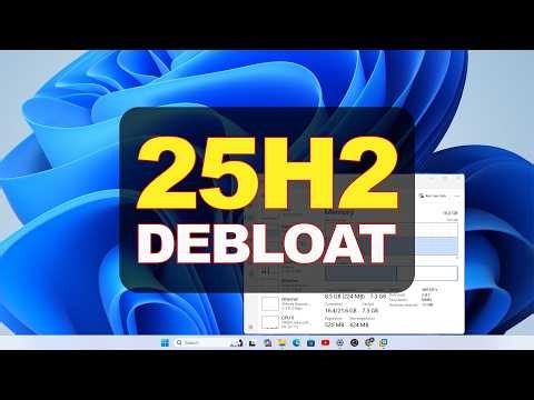 How to Debloat Windows 11 25H2 (2 Methods – Built-in & Chris Titus Tool)