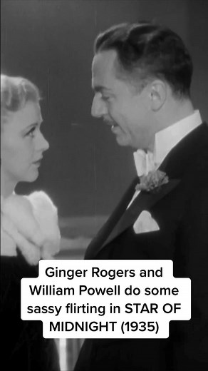 Ginger Rogers & William Powell in Star of Midnight (1935)