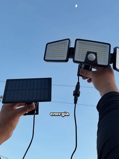 Iluminación inteligente para exteriores con sensor de movimiento