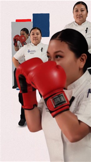 And now stepping into the ring: Chef Jen. Sharp, focused, and ready to bring the heat with Team UTSC. 🔥 #TeamUTSC #BattleOfTheChefs #UTSCEats #Scarborough #UofT | FOOD at UTSC