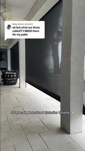 Shadesol motorized exterior shades