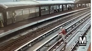 Caught on camera: Metro warns against crossing rails in shocking video - WTOP News
