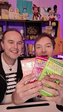 Trying the Tony’s Chocolonely filled bars #tastetest #chocolate #filled #tony #new #tasty #yummy