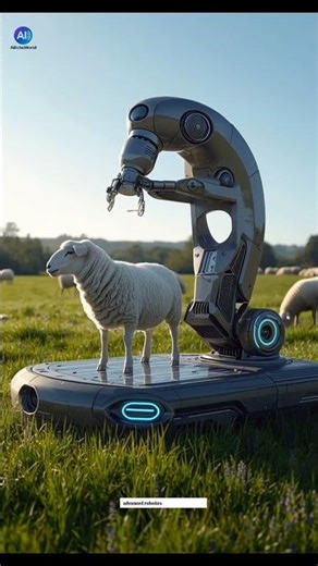 Advanced Robotics in Farming‼️Sheep Wool Collection 🐑