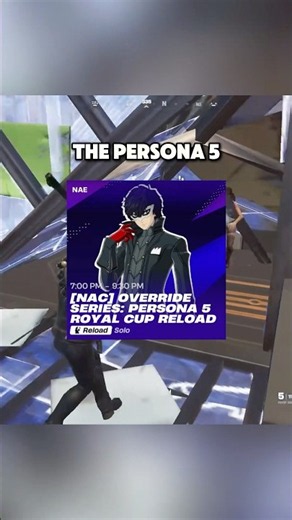 NEW Persona 5 Skin Cup Announced! #fortnite #tournament #shorts