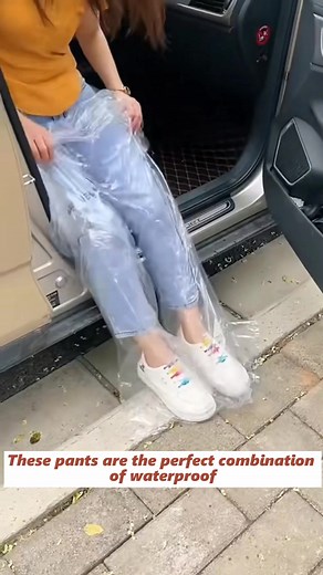 Waterproof Disposable Raincoat Pants for Men