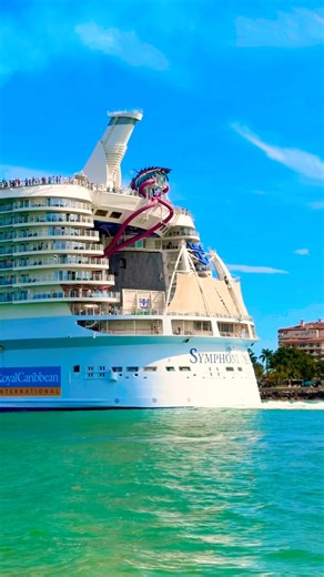 Symphony of the Seas Departs PortMiami 🛳️ #travel #dream #vacation #cruise