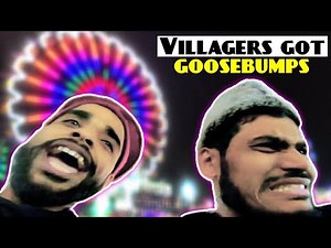 Villagers Try Insane Rides ! Tribal People Try Insane Rides In A Fair