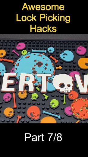 Lock Picking Hacks Part 7 #locksport #funny #viral #covertcompanion #lockpicking #military #axethrowing #padlock #bypass #security #fyp | Lock Picking V