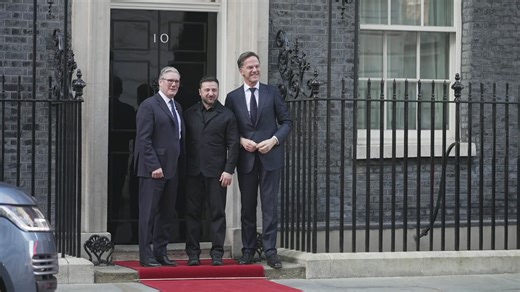 Zelensky departs 10 Downing Street