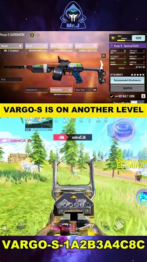 VARGO S = ZERO RECOIL MONSTER 😳 | MID RANGE LASER + HIGH DAMAGE | CODM BR