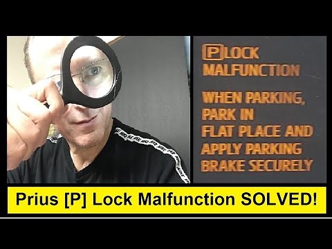 Prius P Lock Malfunction Solved! Bad 12 Volt Battery