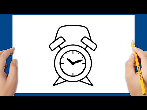HOW TO DRAW AN ALARM CLOCK | Easy Drawing