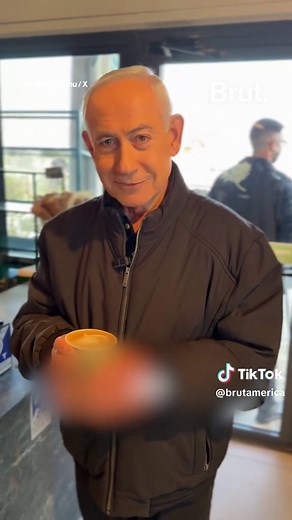 Israel’s Prime Minister Benjamin Netanyahu posted a video mocking online rumors that he was killed in an Iranian strike. In the clip, filmed at a café in the Jerusalem Hills, he orders coffee and jokes, “I am dying… for a coffee.” #benjaminnetanyahu #israel #iran #middleeast