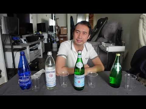 Sparkling Water taste test comparison! San Pellegrino, Perrier, Gerolsteiner, Montellier